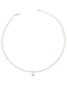 Bijuterii, Colier argint 925 cu perle si cristal B003AG-RH-WC-42, bb-shop.ro