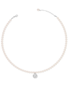 Bijuterii, Colier argint 925 cu perle si cristal B004AG-RH-WC-42, bb-shop.ro