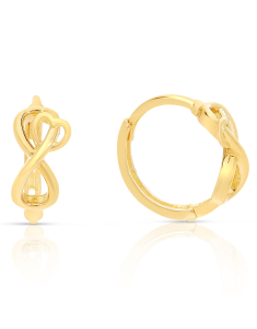 Bijuterii aur 14 kt LILU, Cercei copii Lilu aur 14 kt rotunzi OT403978Y, bb-shop.ro