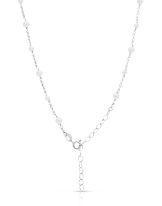 Bijuterii dama, Colier argint 925 cu perle si cruce 34435FAG-RH-W, bb-shop.ro