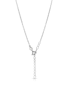 Bijuterii argint, Colier argint 925 cu cristale si cubic zirconia 34495AG-RH-C, bb-shop.ro