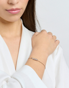 Bijuterii argint sticla ceramica, Bratara Thomas Sabo Sterling Silver aripa cu sticla ceramica si cubic zirconia A2070-323-9, bb-shop.ro