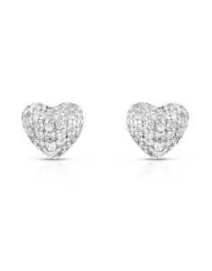 Bijuterii argint, Cercei argint 925 stud cu cubic zirconia si inima TE5026-EG-W, bb-shop.ro