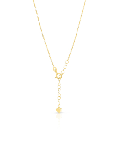 Bijuterii forzatina, Colier aur 14 kt cu infinit si inima NK10958Y-1, bb-shop.ro