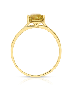 Inele, Inel aur 14 kt cu cuart verde ZR4212Y-OQ, bb-shop.ro
