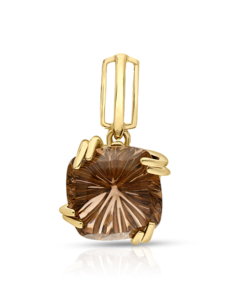 Pandantiv Pandantiv aur 14 kt cu cuart fumuriu ZP4223Y-SQ, 02, bb-shop.ro