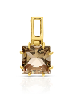 Pandantiv Pandantiv aur 14 kt cu cuart fumuriu ZP4229Y-SQ, 02, bb-shop.ro