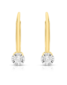 Bijuterii dama aur 18 kt VIDA, Cercei Vida Stephany aur 18 kt cu diamante BP47634E-WD8YP, bb-shop.ro