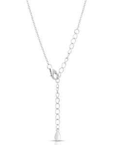 Bijuterii rolo, Colier argint 925 cu cubic zirconia si fluture EQ0158-CH-RH-W, bb-shop.ro