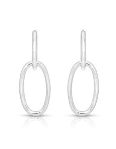 Cercei lungi dama argint, Cercei argint 925 stud lung ES0449-EG-RH, bb-shop.ro