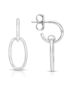 Cercei lungi dama argint, Cercei argint 925 stud lung ES0449-EG-RH, bb-shop.ro