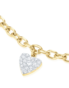 Bratari, Bratara Rosefield cu cristale si inima JBCHG-J1279, bb-shop.ro