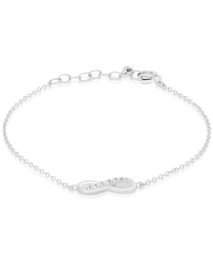 Bijuterii rolo, Bratara argint 925 cu cubic zirconia si infinit R1AASY001P00L7VB0, bb-shop.ro