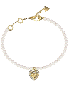 Bratari GUESS, Bratara Guess Beloved cu cristale si perle JUBB06091JWYG, bb-shop.ro
