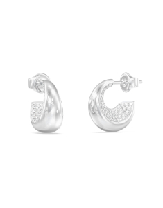 Cercei lungi dama, Cercei Guess Moon Drops stud lung cu cristale JUBE06249JWRHT-U, bb-shop.ro