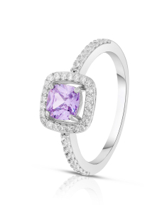 Bijuterii cubic zirconia, Inel argint 925 cu cubic zirconia R4ASW004L400L8QB5, bb-shop.ro