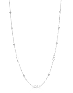 Bijuterii, Colier argint 925 cu infinit L095P-CL-RH, bb-shop.ro