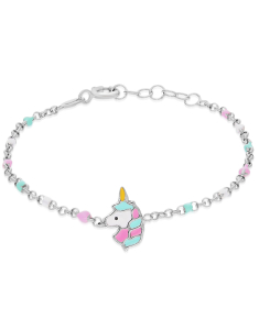 Bratari rolo MARIBELLE, Bratara copii Maribelle argint 925 unicorn cu email DT052-BR1-RH-MCL, bb-shop.ro