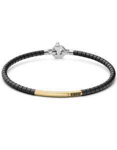 Bijuterii BARAKA, Bratara Baraka Cyborg Ceramic aur 18 kt cu diamante BR373001GIDN, bb-shop.ro