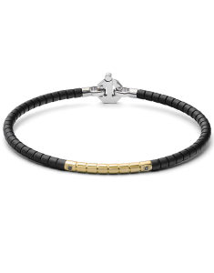 Bijuterii BARAKA, Bratara Baraka Cyborg Ceramic aur 18 kt cu diamante BR373101GIDN, bb-shop.ro