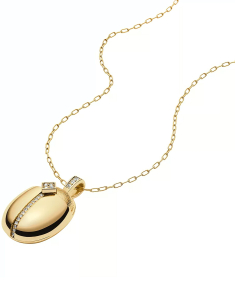 Bijuterii rolo, Colier Fossil Sutton gargarita cu cubic zirconia JF04962710, bb-shop.ro