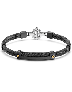 Bijuterii BARAKA, Bratara Baraka 316L cu diamant BR372911GILU, bb-shop.ro