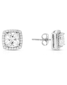Bijuterii argint, Cercei argint 925 stud cu cubic zirconia R2AUWD007U00L8QB0, bb-shop.ro