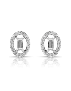 Bijuterii aur 14 kt, Cercei aur 14 kt stud cu diamante ER098382-114, bb-shop.ro