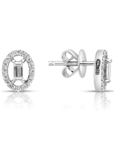 Bijuterii aur 14 kt, Cercei aur 14 kt stud cu diamante ER098382-114, bb-shop.ro