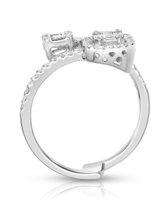 Bijuterii na aur 18 kt, Inel aur 18 kt cu diamante RG-118-300, bb-shop.ro