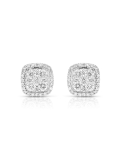 Bijuterii de lux stud, Cercei aur 18 kt stud cu diamante ER097841-118, bb-shop.ro