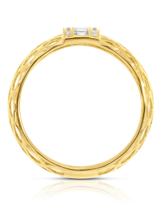 Bijuterii dama, Inel aur 14 kt cu diamante SR53801-Y, bb-shop.ro