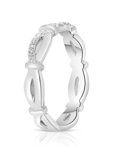 Bijuterii dama, Inel aur 14 kt cu diamante SR36862-W, bb-shop.ro