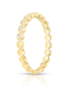 Bijuterii dama, Inel aur 14 kt cu diamante SR49792-Y, bb-shop.ro