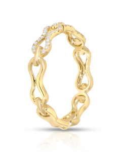 Bijuterii aur 14 kt, Inel aur 14 kt cu diamante SR51410-Y, bb-shop.ro