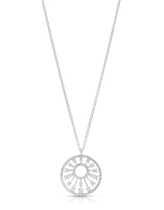 Bijuterii, Colier aur 14 kt cu diamante SN31990-W, bb-shop.ro
