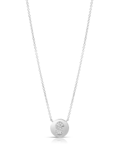 Bijuterii, Colier aur 14 kt cu diamante SN36125-W, bb-shop.ro