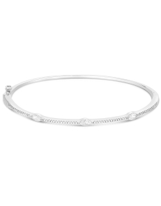 Bijuterii aur 14 kt, Bratara aur 14 kt fixa cu diamante SG36215-W, bb-shop.ro