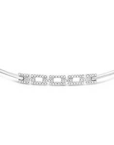 Bijuterii aur 14 kt, Bratara aur 14 kt semifixa cu diamante SG25010-W, bb-shop.ro