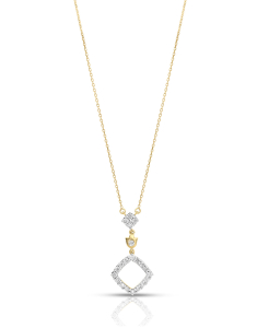 Bijuterii de lux, Colier 365 Love aur 14 kt cu diamante KI53626U-WD4YP, bb-shop.ro