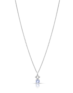 Bijuterii argint, Colier argint 925 cu cristale 34364AG-RH-LT.SC, bb-shop.ro