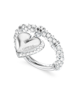 Bijuterii GUESS, Inel Guess By Your Side cu cristale JUBR06077JWRH, bb-shop.ro