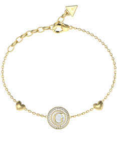 Bijuterii GUESS, Bratara Guess G Talisman cu sidef si cristale JUBB06202JWYG, bb-shop.ro