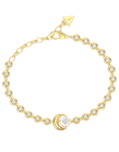 Bijuterii GUESS, Bratara Guess Aurora cu cristale JUBB06235JWYG, bb-shop.ro