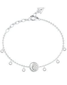 Bijuterii GUESS, Bratara Guess Aurora cu cristale JUBB06239JWRH, bb-shop.ro