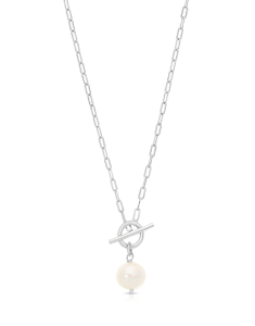 Bijuterii argint, Colier argint 925 cu perla PSG1087-RH-W, bb-shop.ro