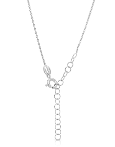 Bijuterii dama argint, Colier argint 925 cu floare PSG1090-RH, bb-shop.ro