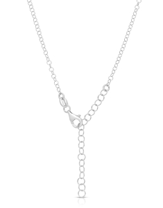 Bijuterii dama argint, Colier argint 925 cu floare PSG1086-RH, bb-shop.ro