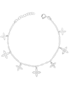 Bratari dama argint, Bratara argint 925 cu floare PSB1492-RH, bb-shop.ro