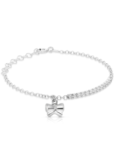 Bijuterii MARIBELLE, Bratara copii Maribelle argint 925 semitennis cu cubic zirconia PSBK00252-RH-W, bb-shop.ro